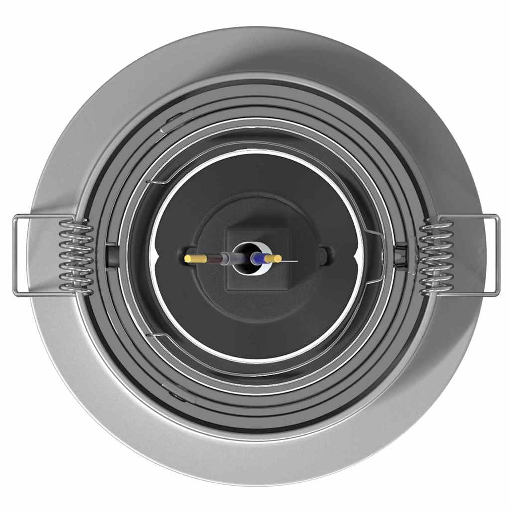 Spotlights mit Scheinwerfern 6 pcs Silber 9 x 9 x cm Aluminium