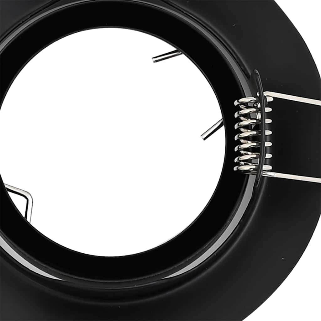 Spotlights mit Scheinwerfern 6 pcs Schwarz 9 x 9 cm Metall