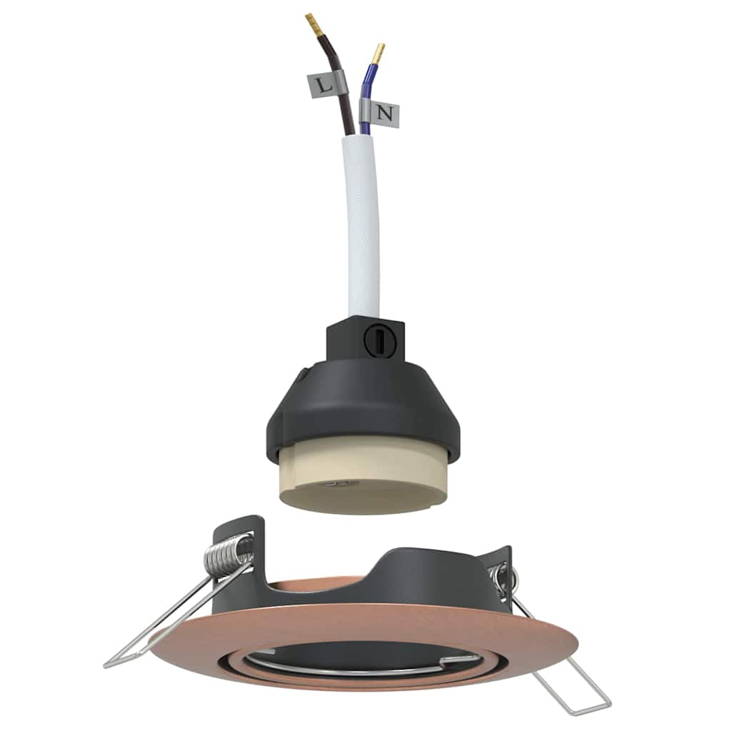 Spotlights mit Scheinwerfern 6 pcs Kupfer 9 x 9 cm Metall