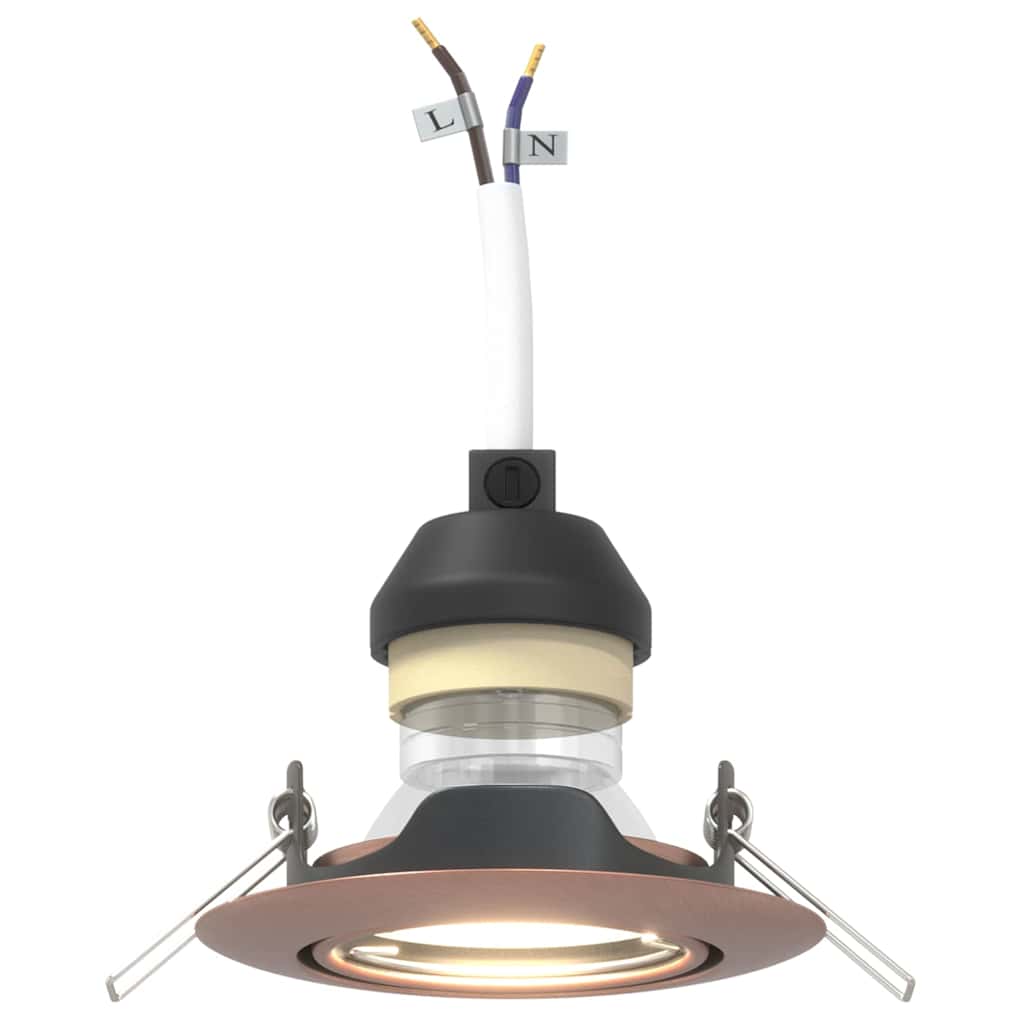 Spotlights mit Scheinwerfern Kupfer 9 x 9 cm Metall