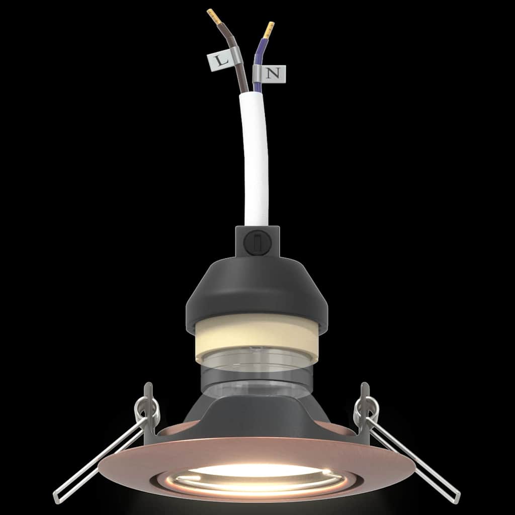 Spotlights mit Scheinwerfern Kupfer 9 x 9 cm Metall