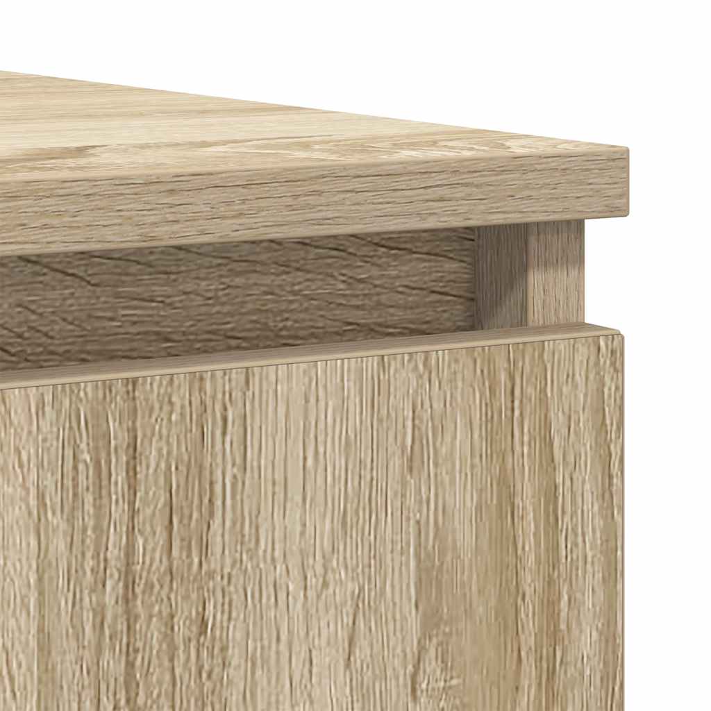 Sideboard mit Schubladen Sonoma-Eiche 100,5x35x76 cm