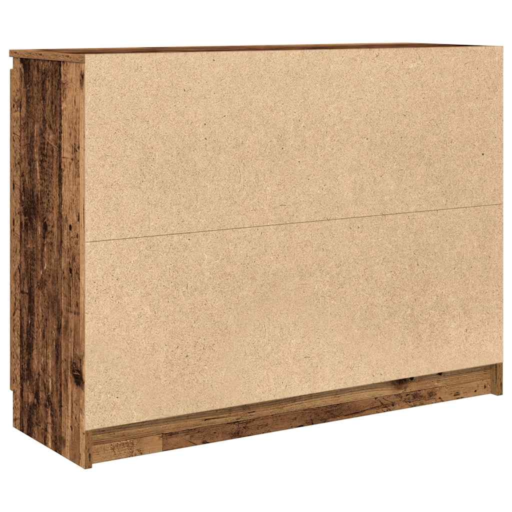 Sideboard mit Schubladen Altholz-Optik 100,5x35x76 cm