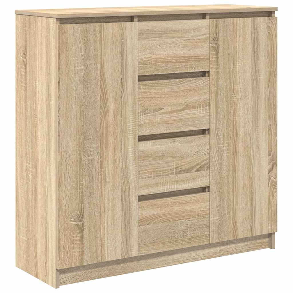 Sideboard mit Schubladen Sonoma-Eiche 100,5x35x98,5 cm