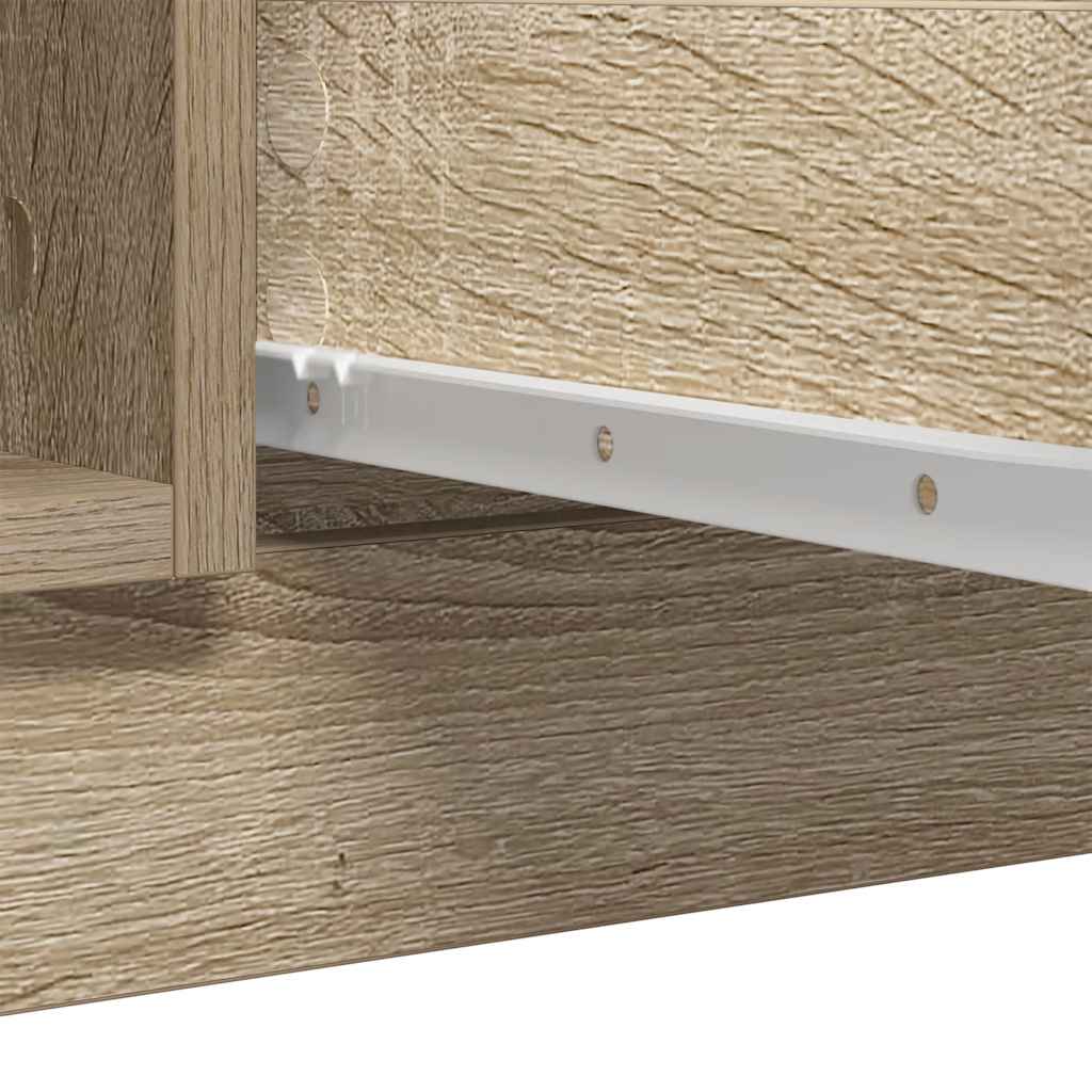Sideboard mit Schubladen Sonoma-Eiche 100,5x35x98,5 cm