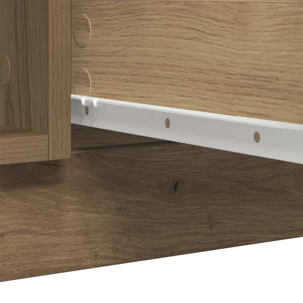 Sideboard mit Schubladen Artisan-Eiche 100,5x35x98,5 cm