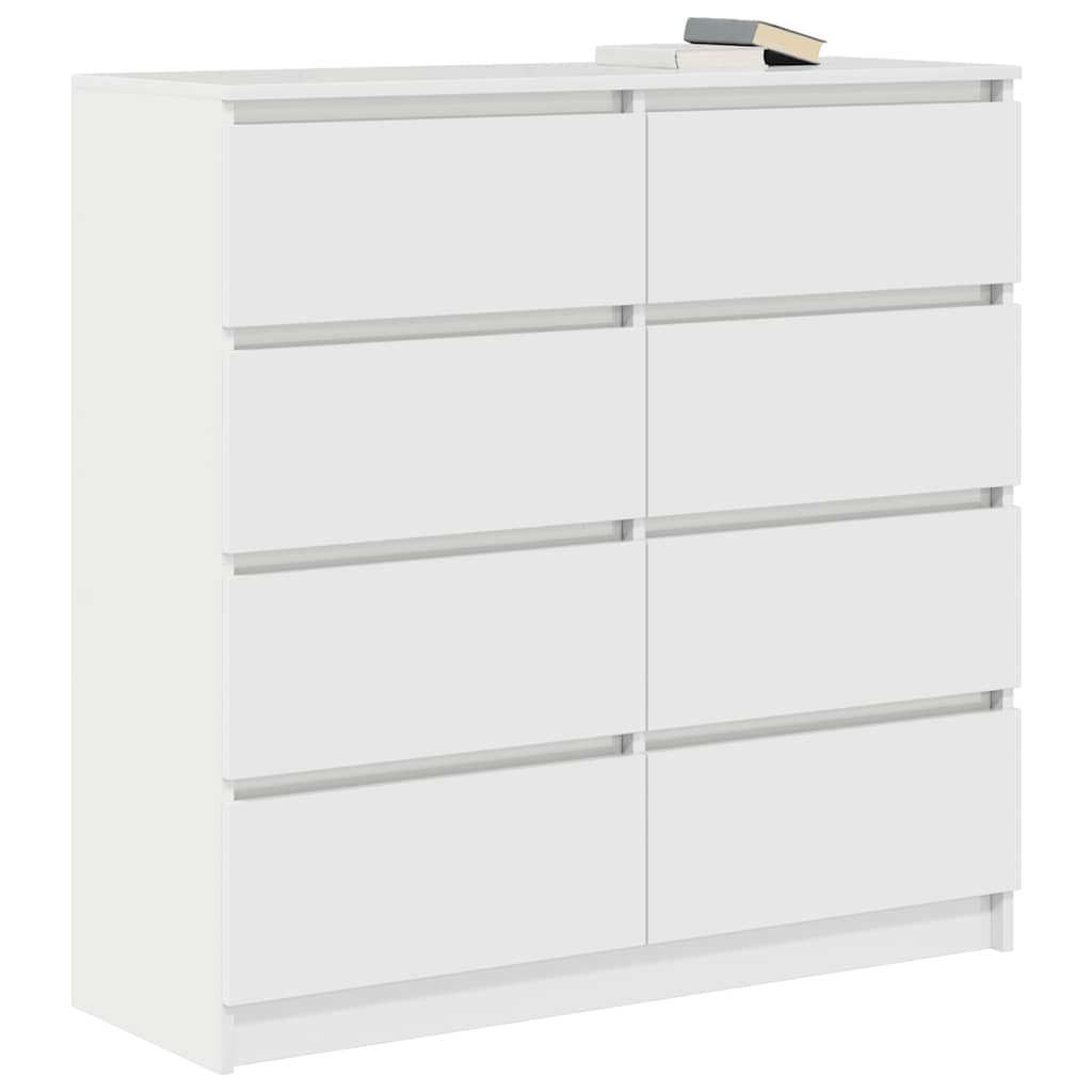Sideboard Weiß 100x35x99 cm Holzwerkstoff