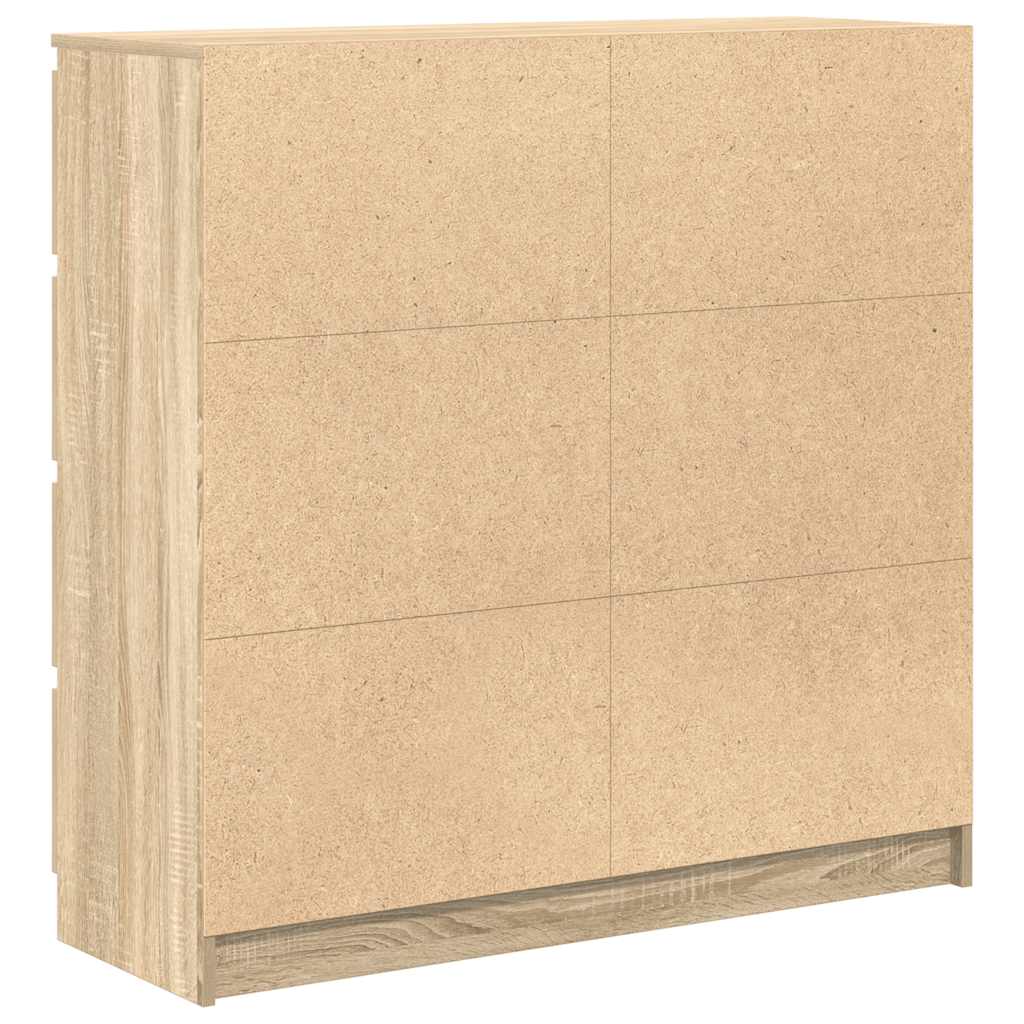 Sideboard Sonoma-Eiche 100x35x99 cm Holzwerkstoff