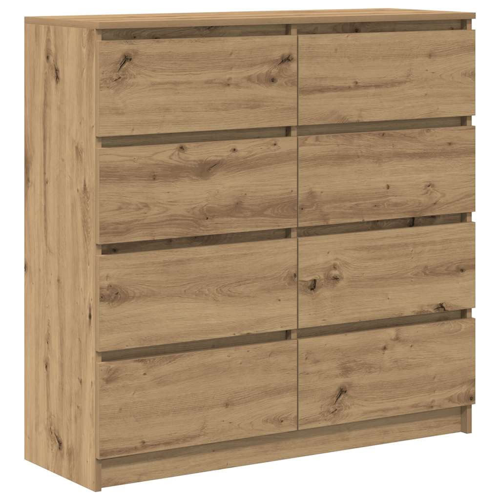 Sideboard Artisan-Eiche 100x35x99 cm Holzwerkstoff