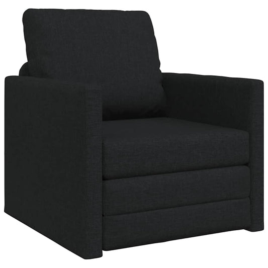 Schlafsofa Schwarz 74 x 77 x 81 cm Samt