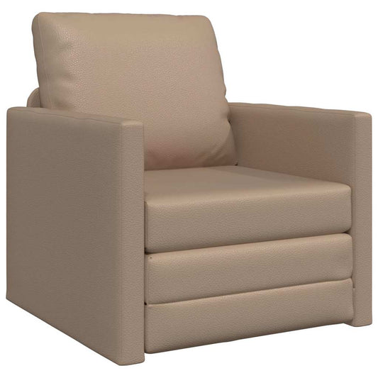 Schlafsofa Cappuccino 74 x 77 x 81 cm Samt