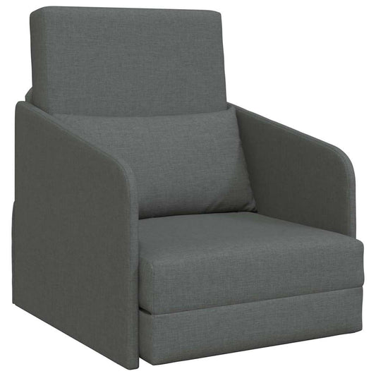Schlafsofa Dunkelgrau 65 x 80 x 83 cm Samt