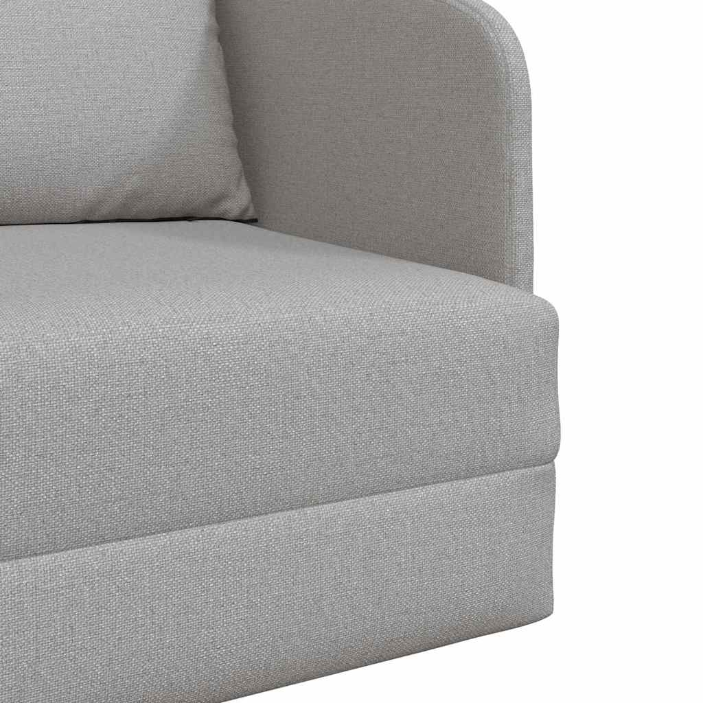 Sofa Bett Wolkengrau 65 x 80 x 83 cm Stoff