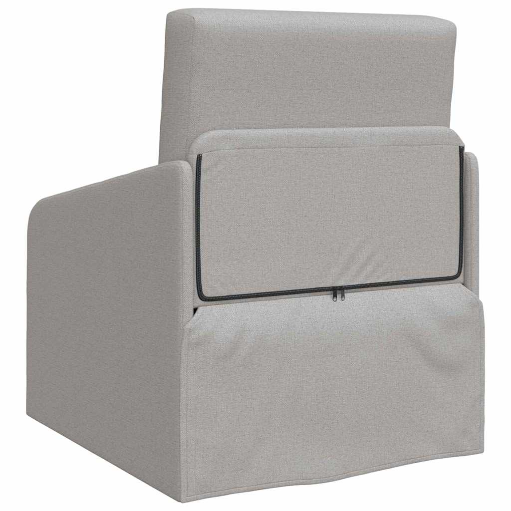 Sofa Bett Wolkengrau 65 x 80 x 83 cm Stoff