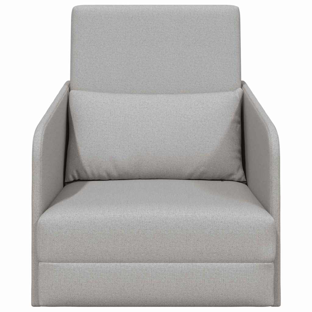 Sofa Bett Wolkengrau 65 x 80 x 83 cm Stoff