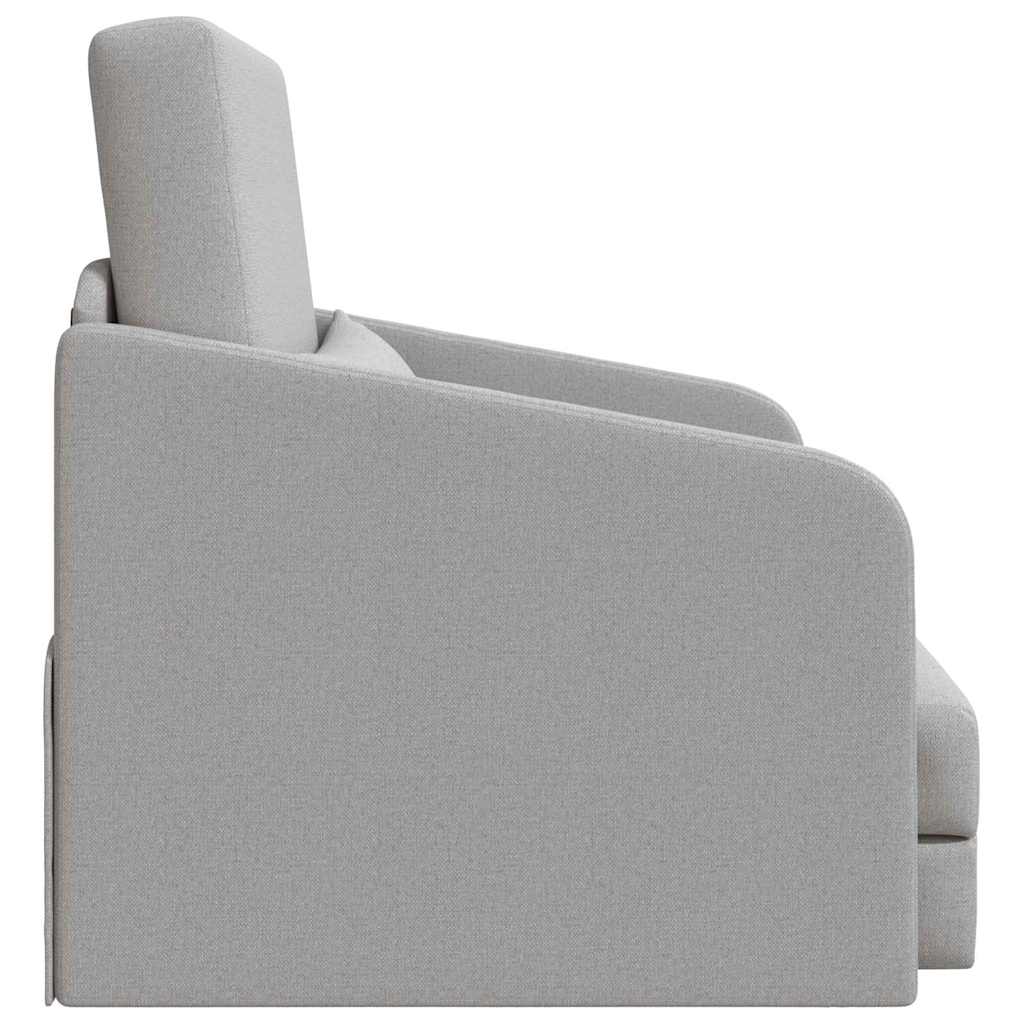 Sofa Bett Wolkengrau 65 x 80 x 83 cm Stoff