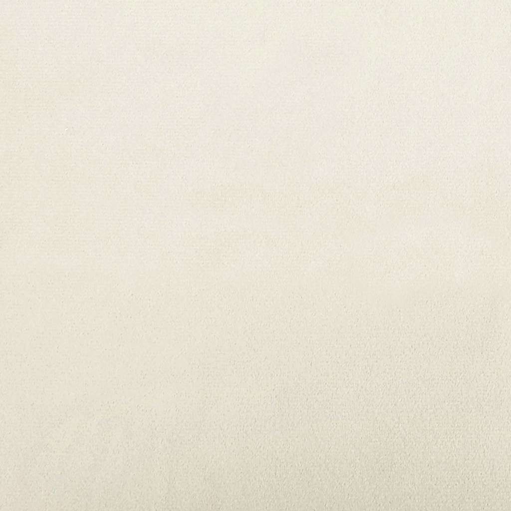 Sofa Bett Creme 65 x 80 x 83 cm Samt