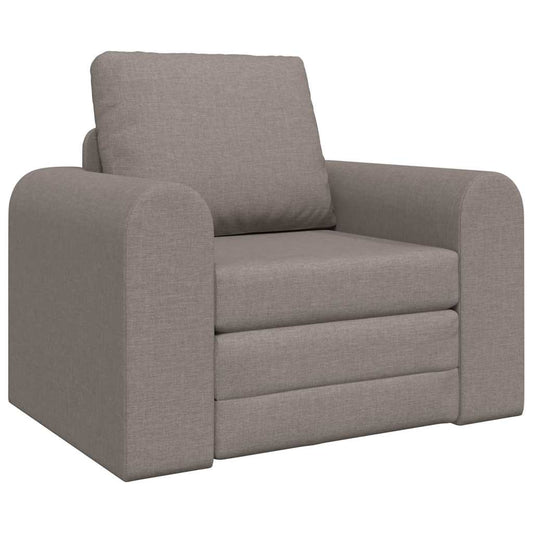 Schlafsofa Taupe 98 x 71 x 83 cm Samt