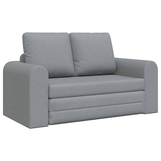 Sofa Bett Hellgrau 148 x 71 x 83 cm Stoff