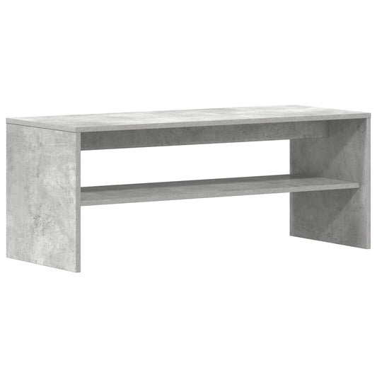 TV-Schrank Betongrau 100x40x40 cm Holzwerkstoff