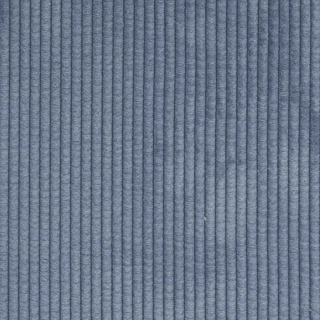 Sofa-Stuhl ohne Armlehnen Blau 55 cm Cordstoff
