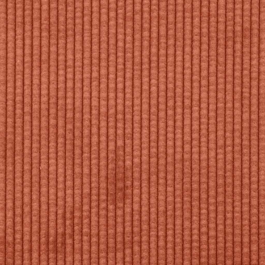 Sofa-Stuhl ohne Armlehnen Rot Orange 55 cm Cordstoff