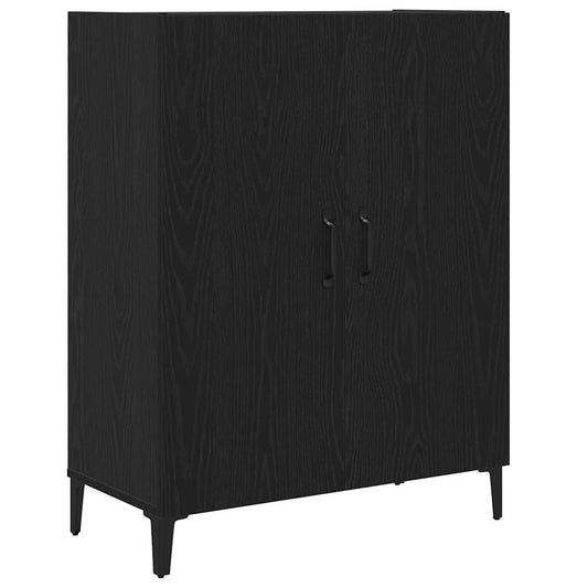 Sideboard Schwarz Eichen-Optik 69,5x34x90 cm Holzwerkstoff