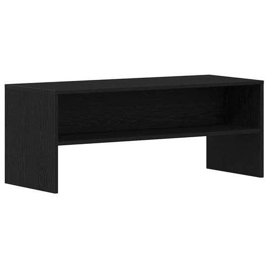 TV-Schrank Schwarz Eichen-Optik 100x40x40 cm Holzwerkstoff