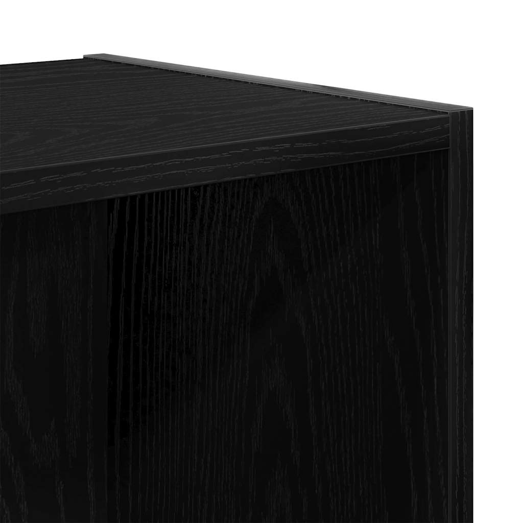 Bücherregal Schwarze Eiche 143 x 30 x 36 cm Holzwerkstoff