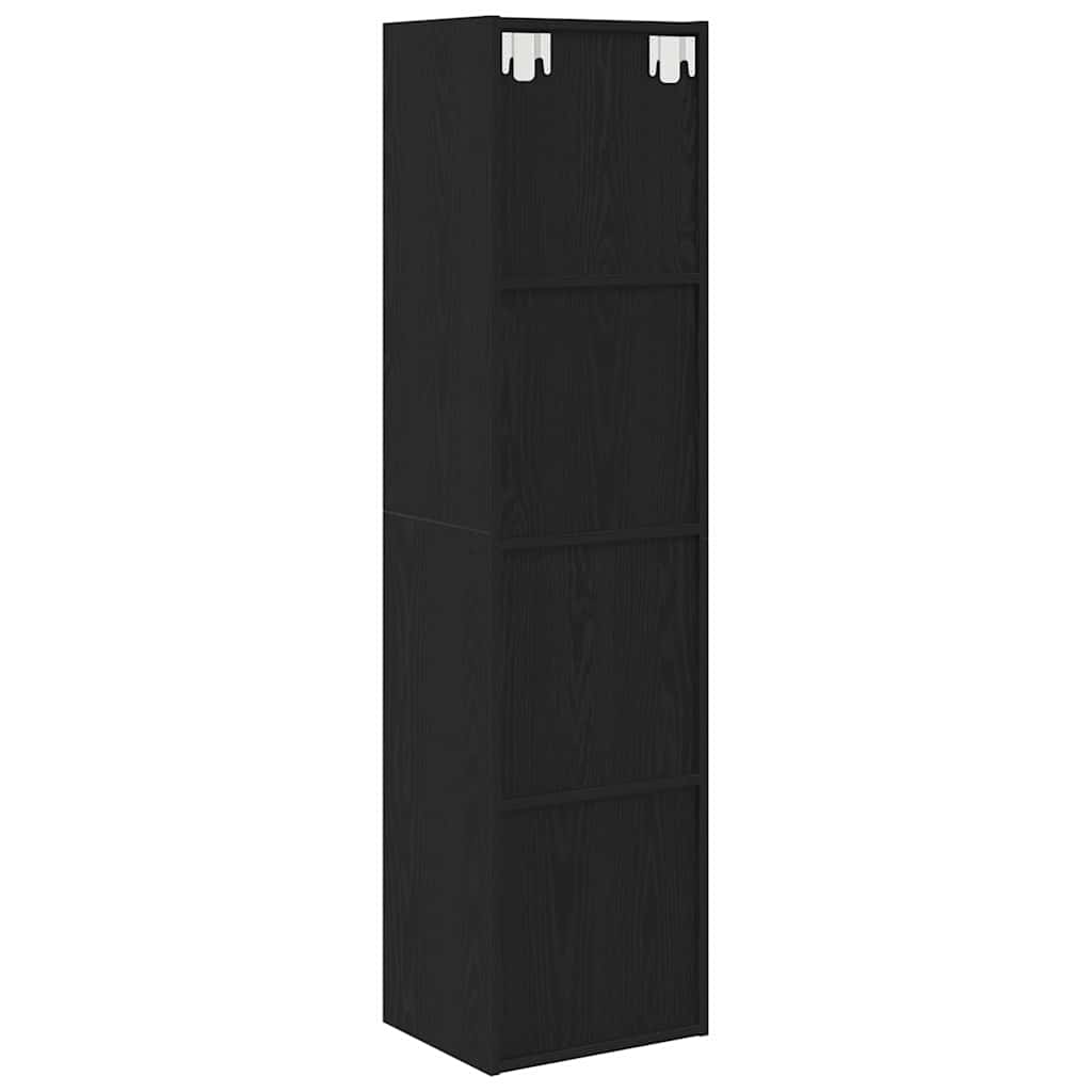 Bücherregal Schwarze Eiche 143 x 30 x 36 cm Holzwerkstoff
