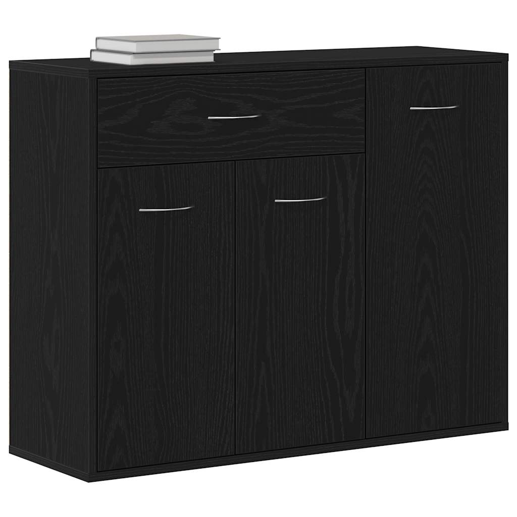 Sideboard Schwarze Eiche 88x30x70 cm Holzwerkstoff