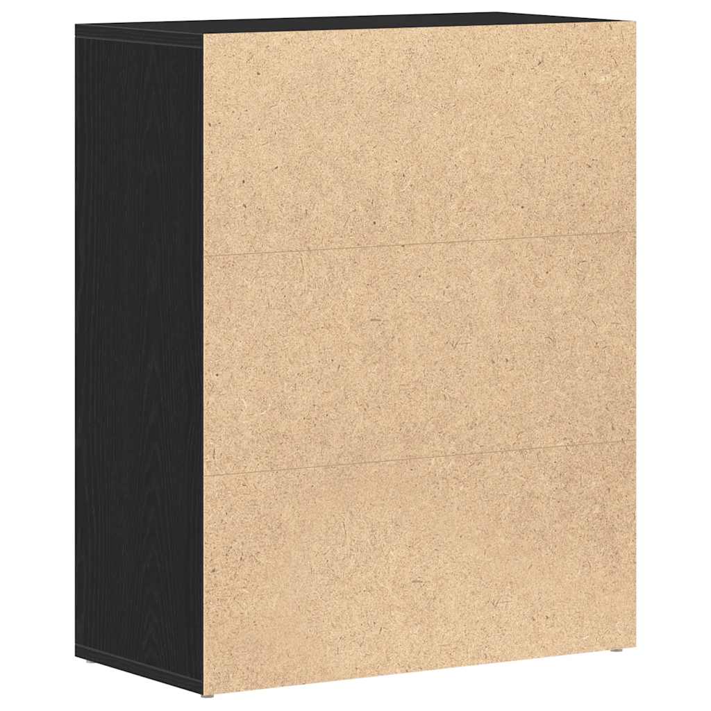 Sideboard Schwarze Eiche 60x30x75 cm Holzwerkstoff