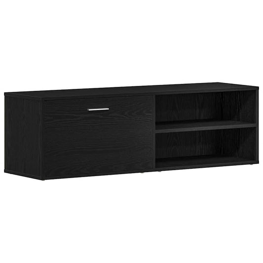 TV-Schrank Schwarze Eiche 120x34x37 cm Holzwerkstoff