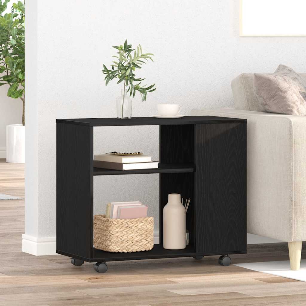 Beistelltisch Schwarze Eiche 70x35x60 cm Holzwerkstoff