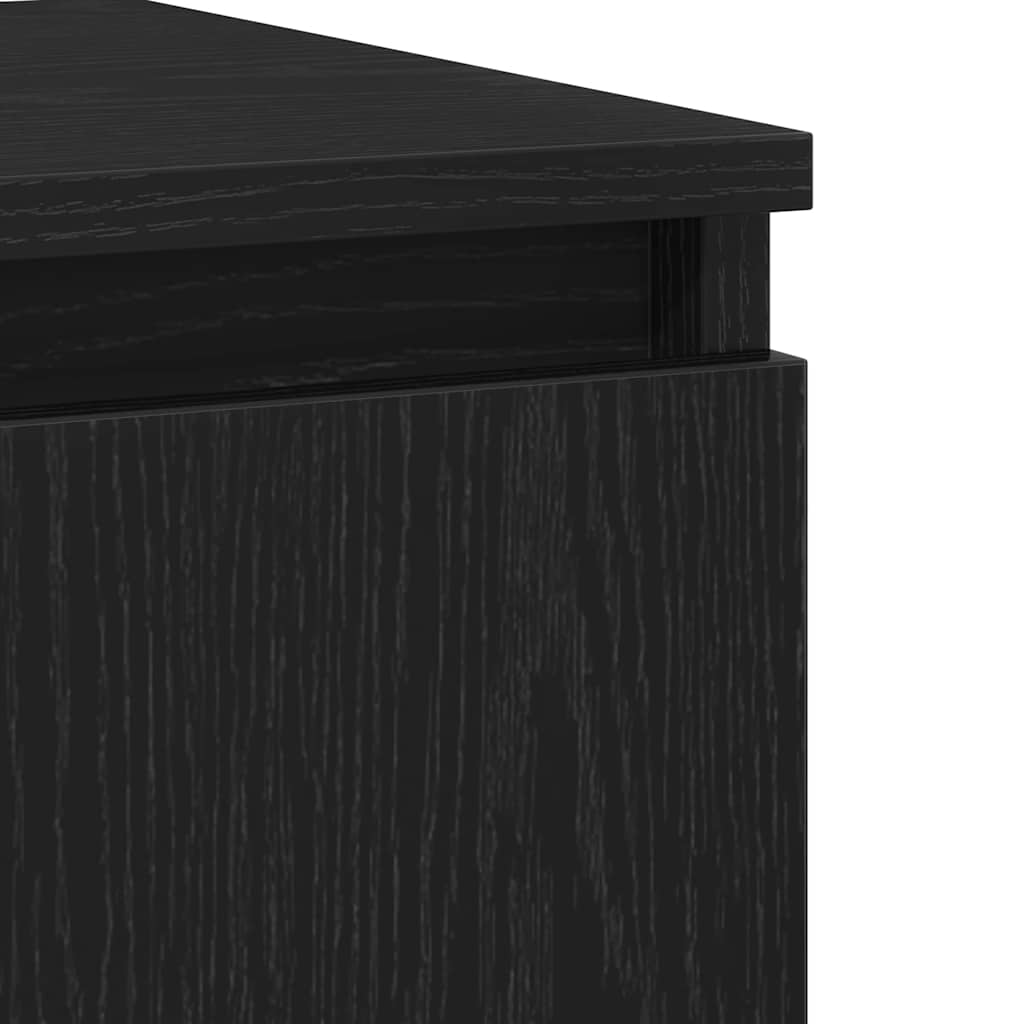 Sideboard Schwarze Eiche 60 x 35 x 70 cm Holzwerkstoff