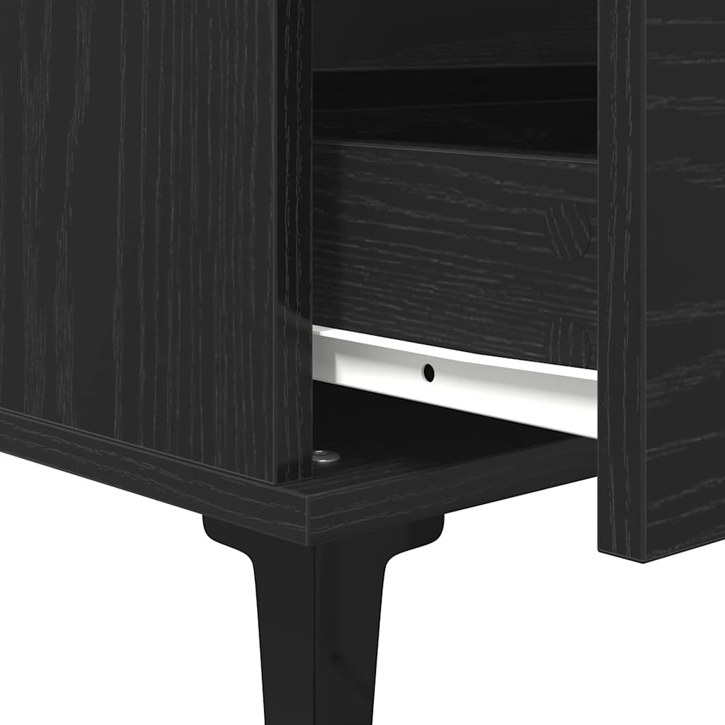 Sideboard Schwarze Eiche 60 x 35 x 70 cm Holzwerkstoff