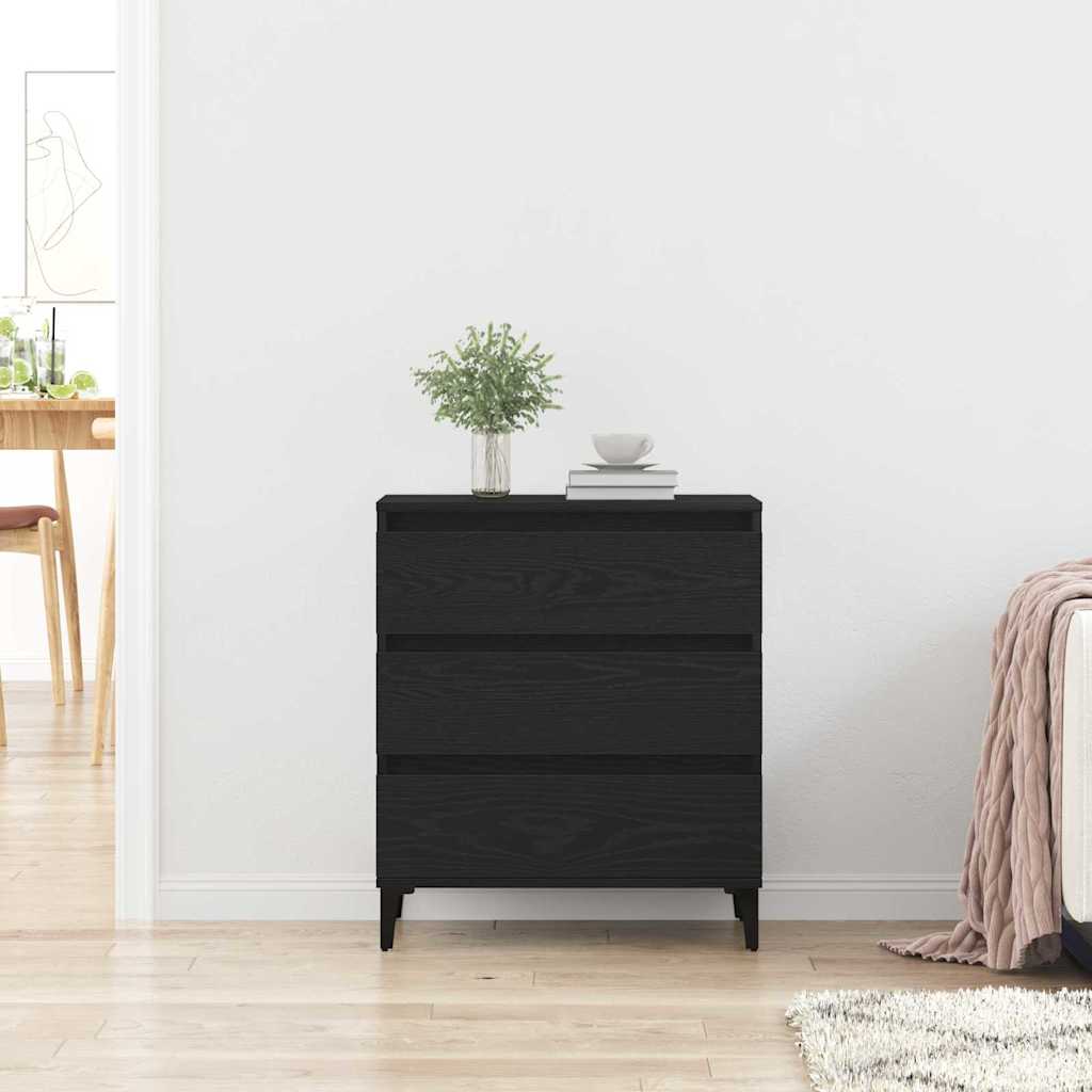 Sideboard Schwarze Eiche 60 x 35 x 70 cm Holzwerkstoff