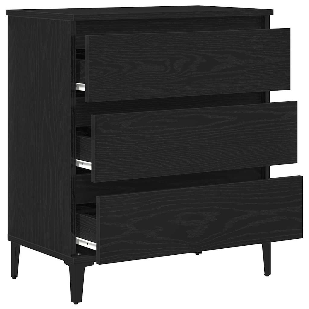 Sideboard Schwarze Eiche 60 x 35 x 70 cm Holzwerkstoff