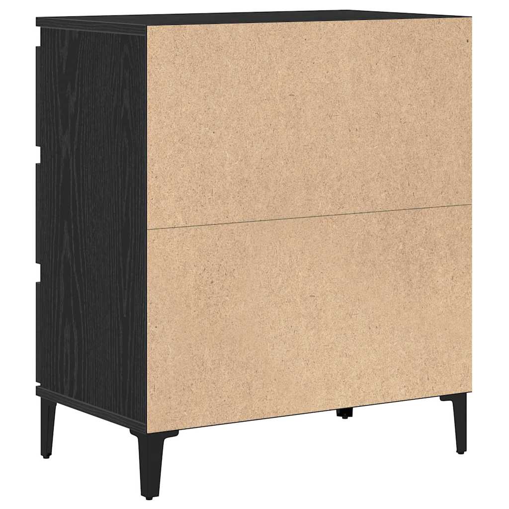 Sideboard Schwarze Eiche 60 x 35 x 70 cm Holzwerkstoff
