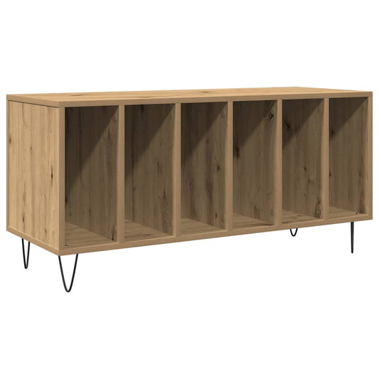 Schallplattenschrank mit Regal Artisan-Eiche 100 x 38 x 48 cm
