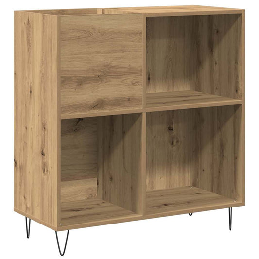 Schallplattenschrank mit Regal Artisan-Eiche 85 x 38 x 89 cm