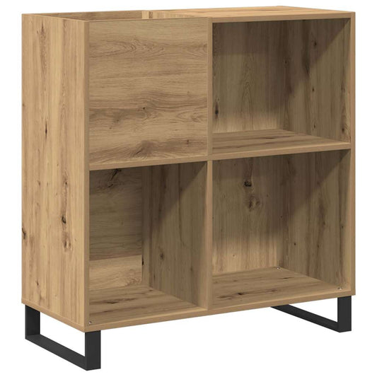 Schallplattenschrank mit Regal Artisan-Eiche 85 x 38 x 89 cm