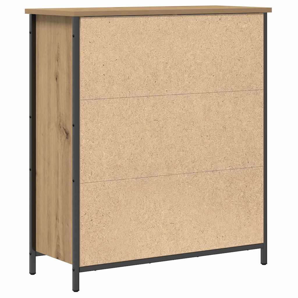 Sideboard Artisan-Eiche 70 x 30 x 80 cm Holzwerkstoff