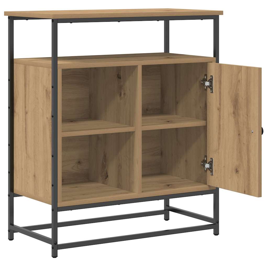 Sideboard Eiche handwerklich 69 x 35 x 80 cm Holzwerkstoff