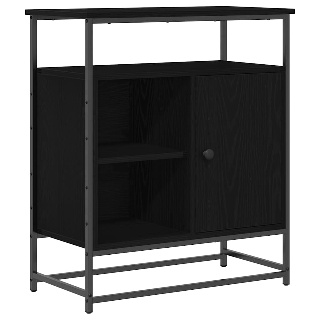 Sideboard Schwarze Eiche 69 x 35 x 80 cm Holzwerkstoff