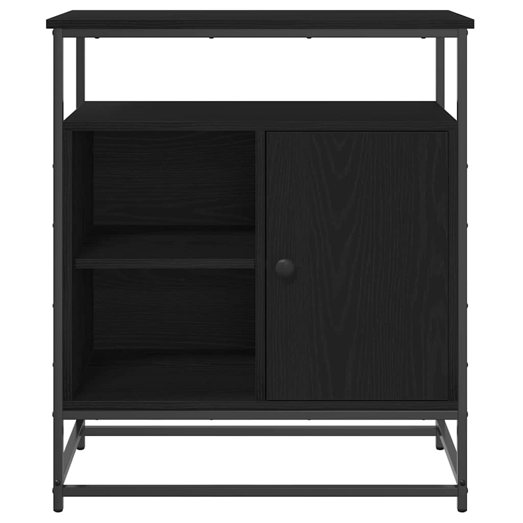 Sideboard Schwarze Eiche 69 x 35 x 80 cm Holzwerkstoff