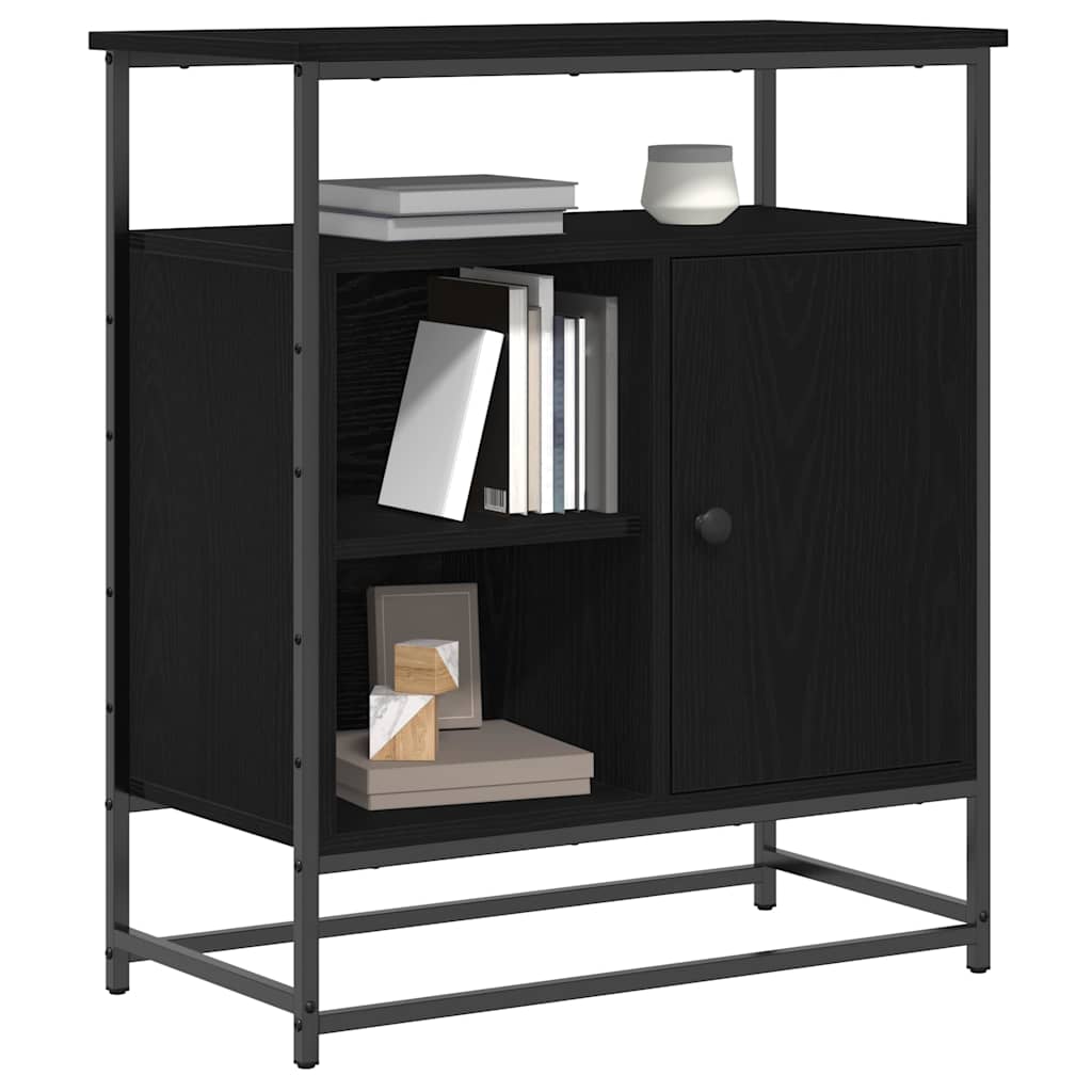 Sideboard Schwarze Eiche 69 x 35 x 80 cm Holzwerkstoff