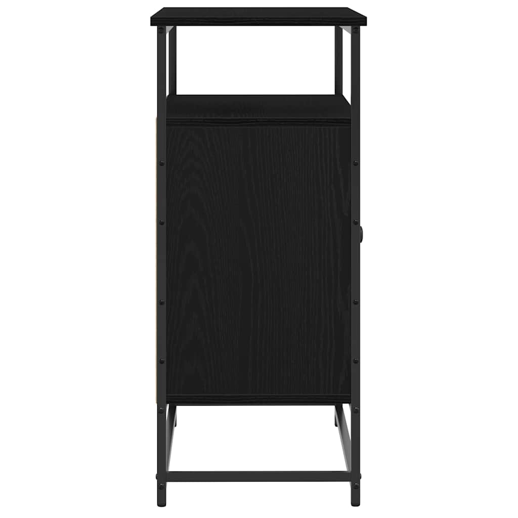 Sideboard Schwarze Eiche 69 x 35 x 80 cm Holzwerkstoff