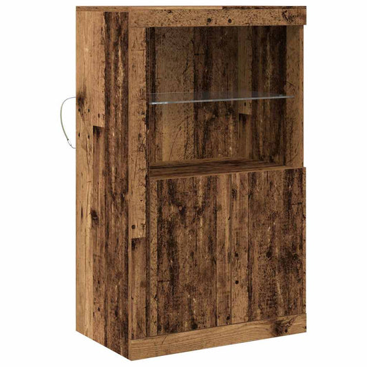 Beistellschrank Altholz 60,5 x 37 x 100 cm Holzwerkstoff