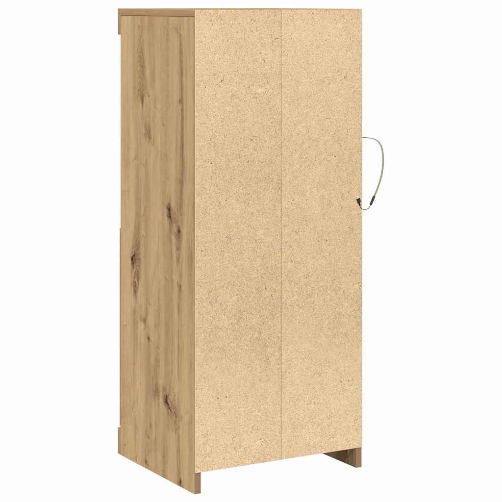 Sideboard Eiche handwerklich 41 x 37 x 100 cm Holzwerkstoff